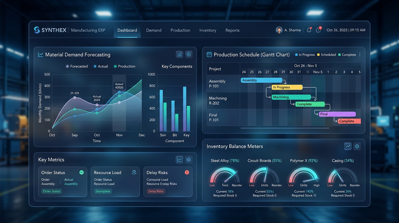 ERPPWA SaaS Software UI